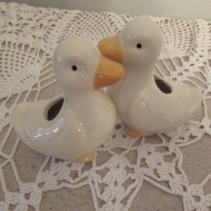 Ceramic duck Toothpick holders